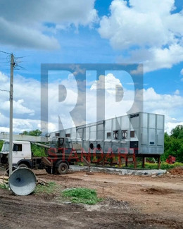 Монтаж зерносушилки RIR модель К-49ПН (49т/ч) в Самарской области