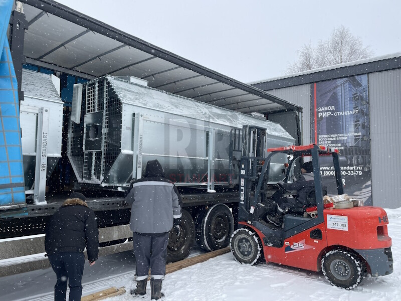 Завершена отгрузка топочных блоков косвенного нагрева теплоносителя RiR ТБ-2,5ТО (теплообменник) в Республику Беларусь 10.03.2025